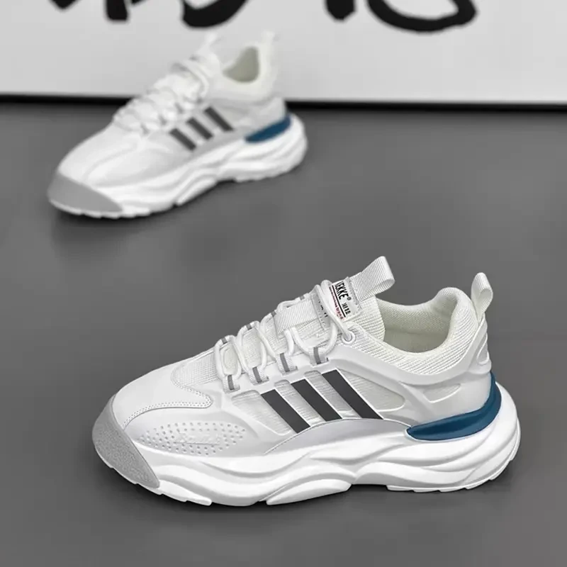 Louis Fordea/路易弗狄夏季运动鞋男男士迷彩透气内增高休闲鞋