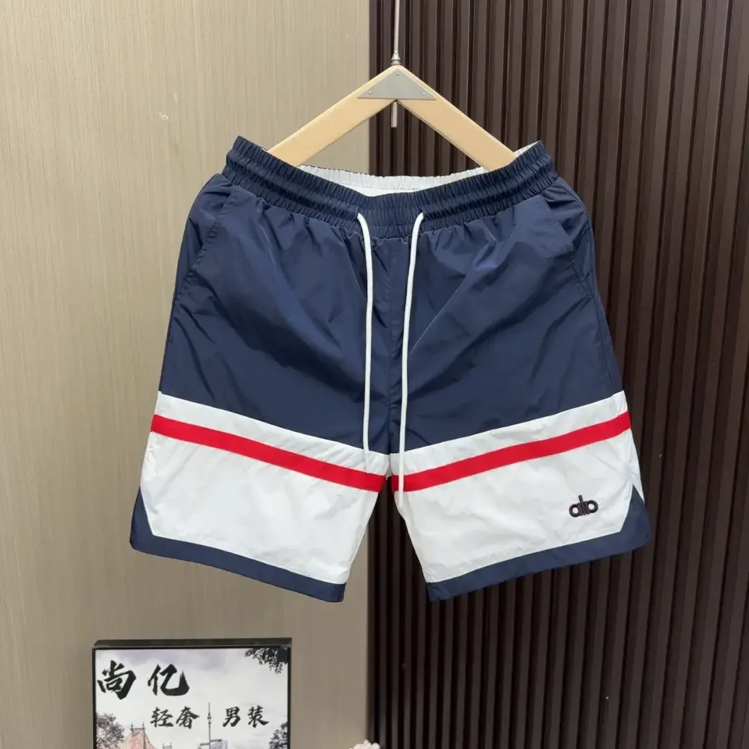 【欧货轻奢】夏季高品质欧货拼接气质百搭男短裤痞帅有型设计感短裤
