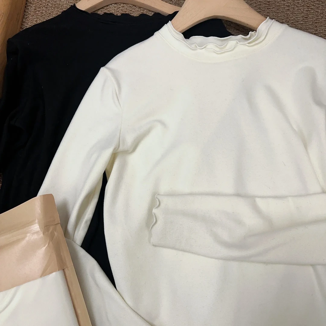 双面奥绒木耳边打底