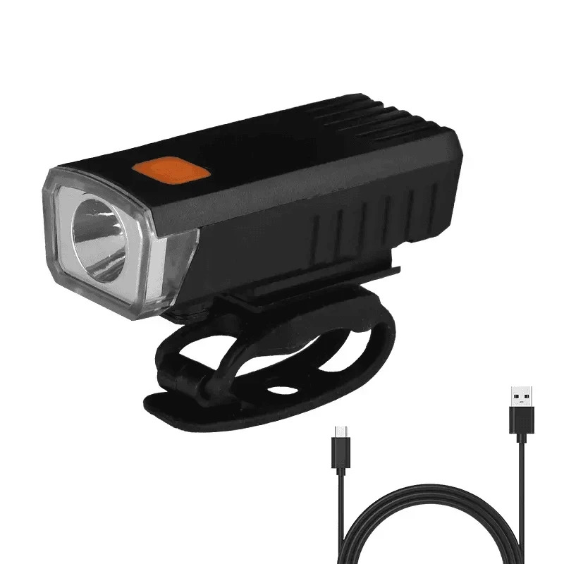 自行车灯前灯充电夜骑强光手电筒防雨单车灯骑行装备配件山地车灯