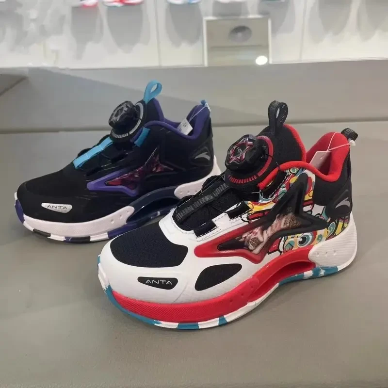 青狂PRO小童安踏儿童篮球鞋2025春季新款防滑耐磨篮球鞋312519959