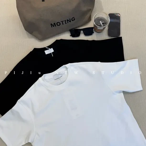 PIJIu｜AW莫代尔纯色短袖