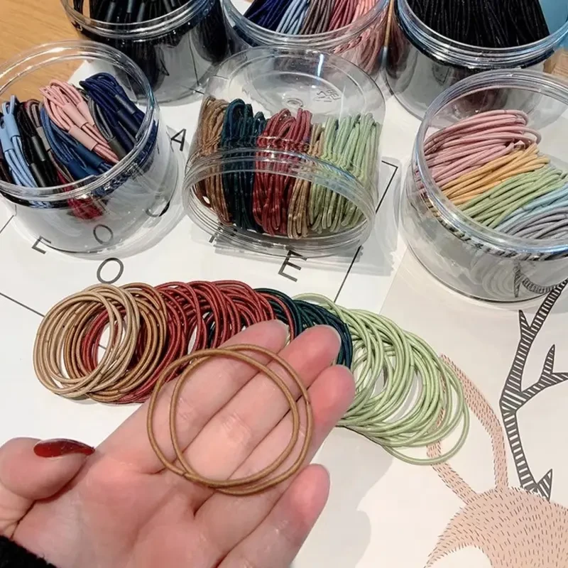 百搭发圈女发绳头饰皮筋扎头绳扎头发不伤发