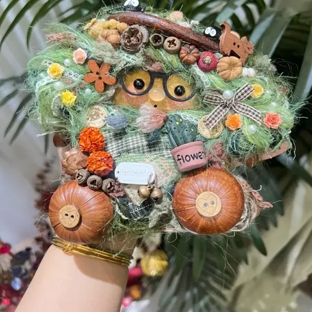 榼藤豆荚纯手工定制可爱丑萌钥匙扣挂件送朋友礼物