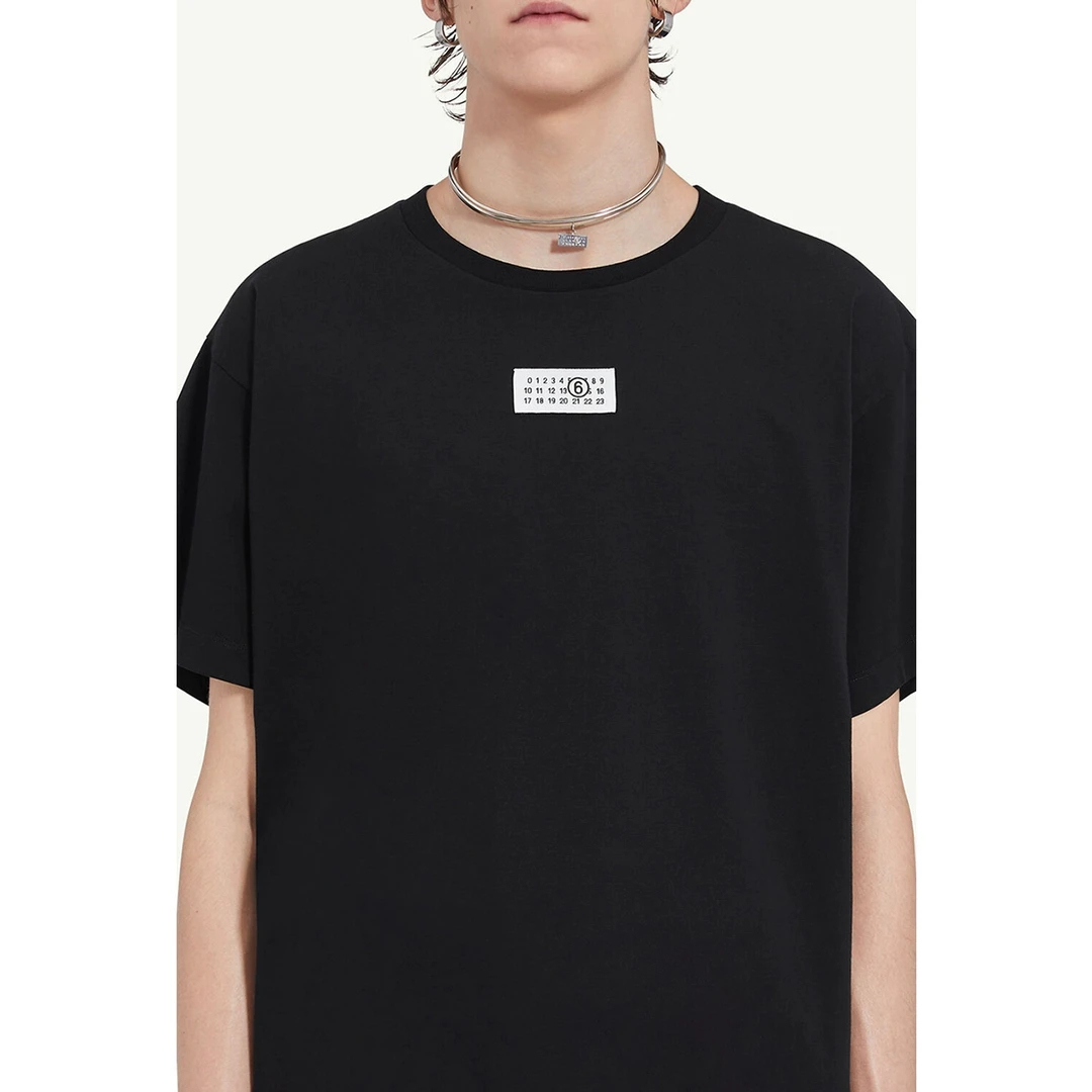 MM6设计师品牌logo标志短袖DSC买手店AY5M11017