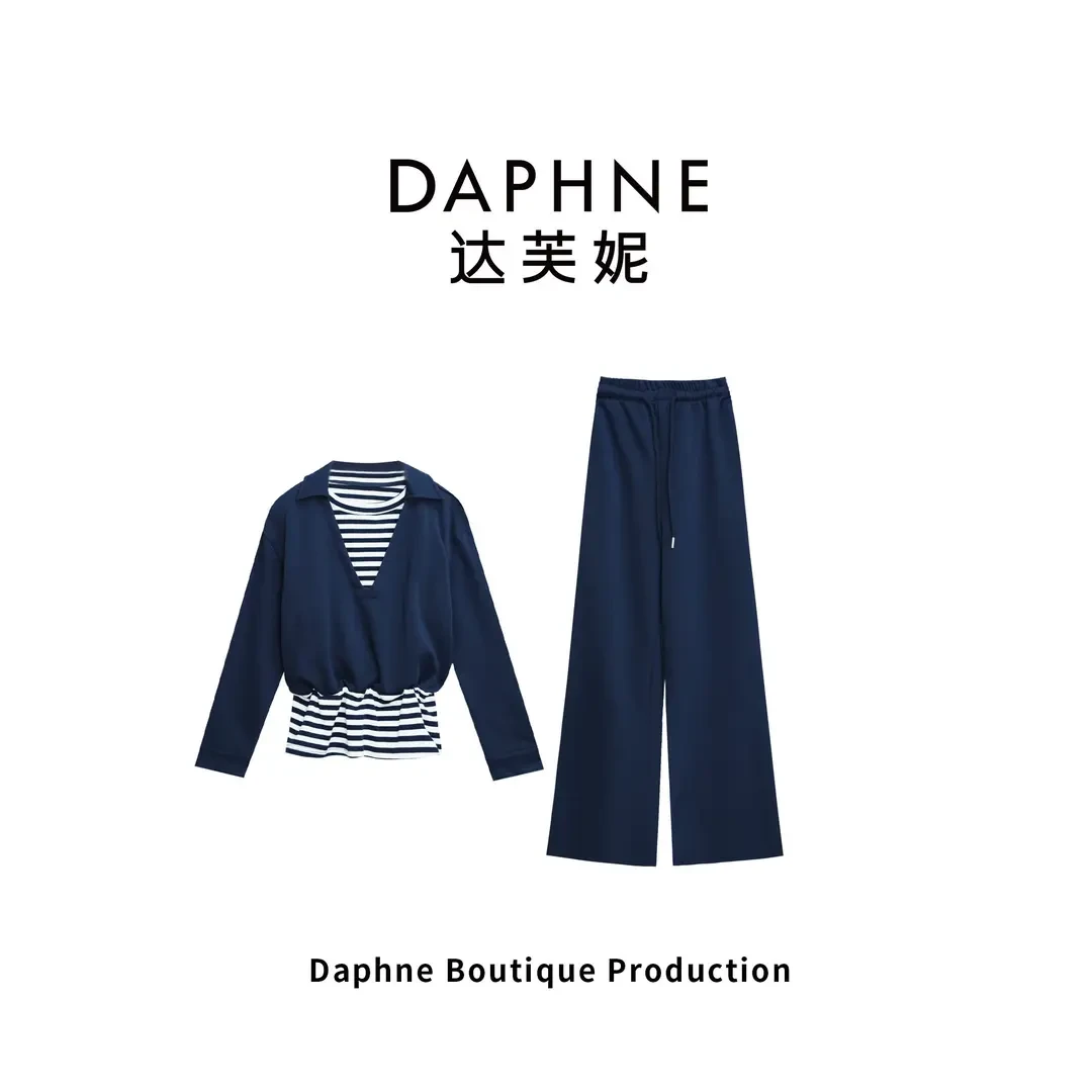 Daphne/达芙妮DM高奢系列设计师款春季时尚套装F6079