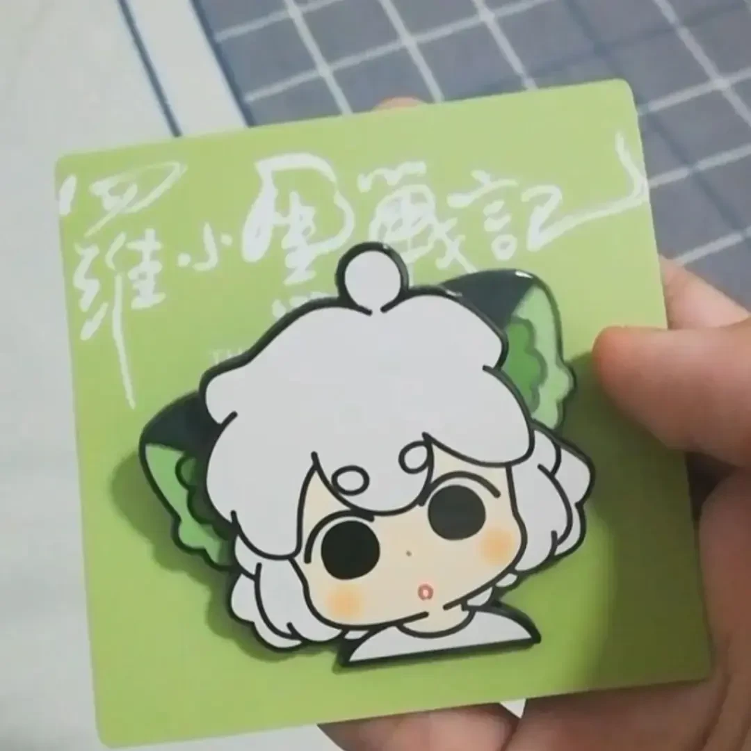 【MY】罗小黑战记2大电影周边超萌罗小黑金属徽章高颜值礼物饰品