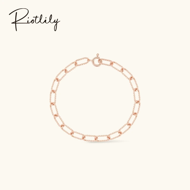 RiotLILY/艾特里里 铁合金石英石手链 极简主义系列925银链条款