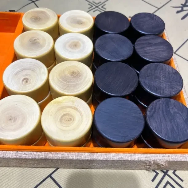 高档大号中国象棋黄杨和紫光檀双拼订制5.83.0尺寸