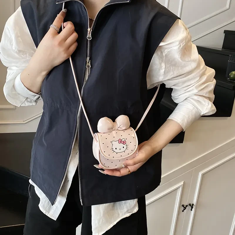 2025新款女童可爱斜挎包卡通猫咪小香风精致儿童单肩包女孩夏季J