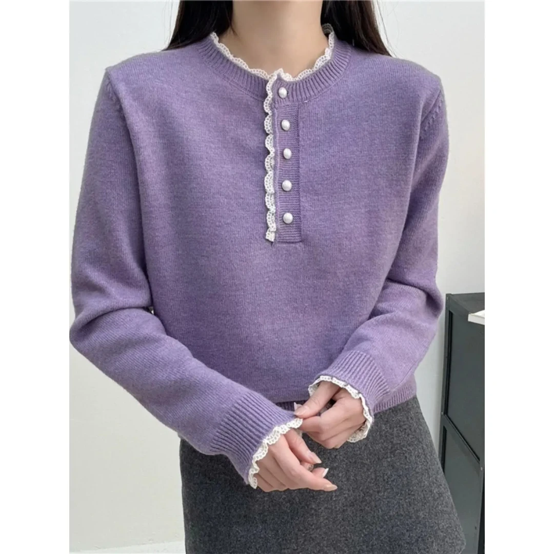 秋冬加厚今冬流行针织女式2025新热款外衣冬季内层针织衫