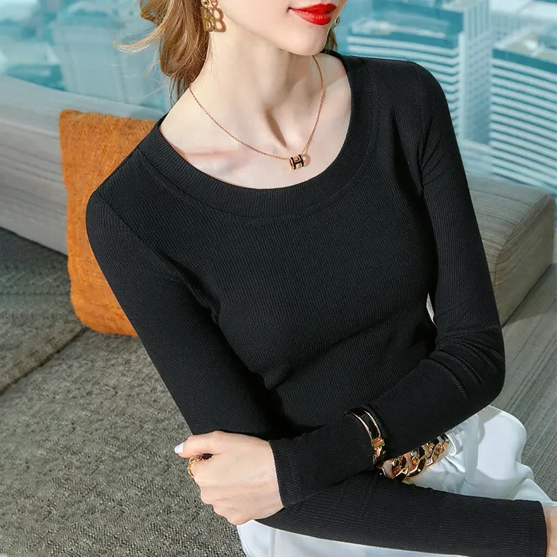 【非图片款】打底衫T恤春秋内搭长袖白色修身圆领！！！