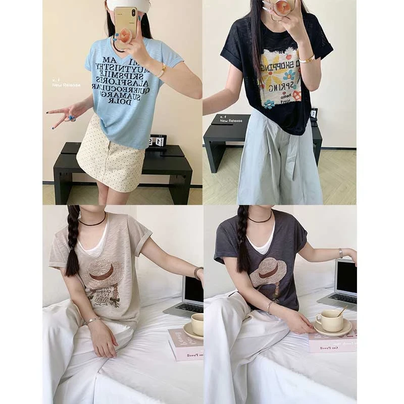 {赠运费补贴}韩版洋气薄款宽松女流行穿搭新款不撞款（B01-B30）