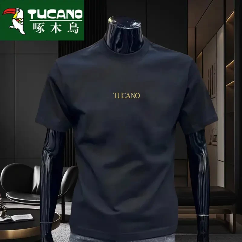 2025新款男士T恤纯棉夏季圆领男装运动百搭潮流运动男款t恤短袖