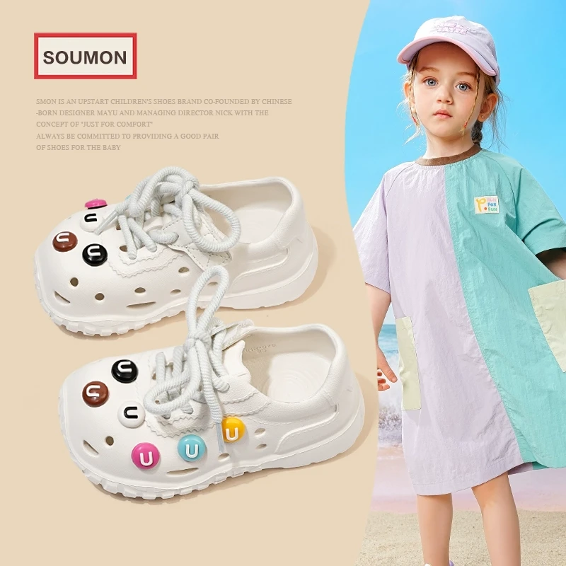 特价SMON儿童凉鞋夏季新款女童沙滩鞋小童运动鞋包头宝宝鞋女童鞋