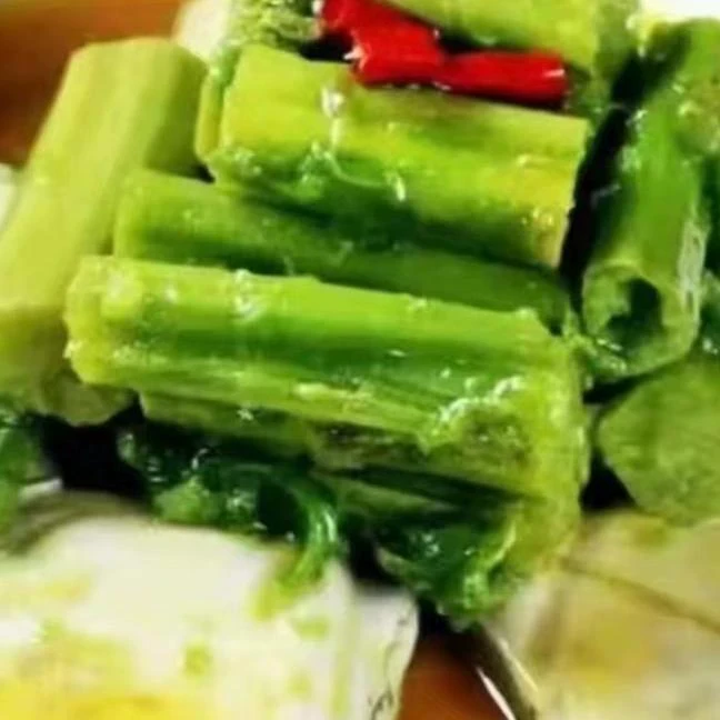 绍兴蒸双臭苋菜梗臭豆腐清蒸老卤水传统绍兴特产