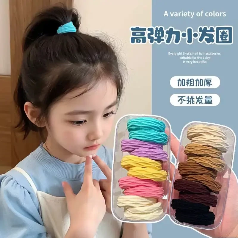 超柔软高弹力耐用高马尾盒装精品发绳皮筋扎头发2025夏季新款发圈