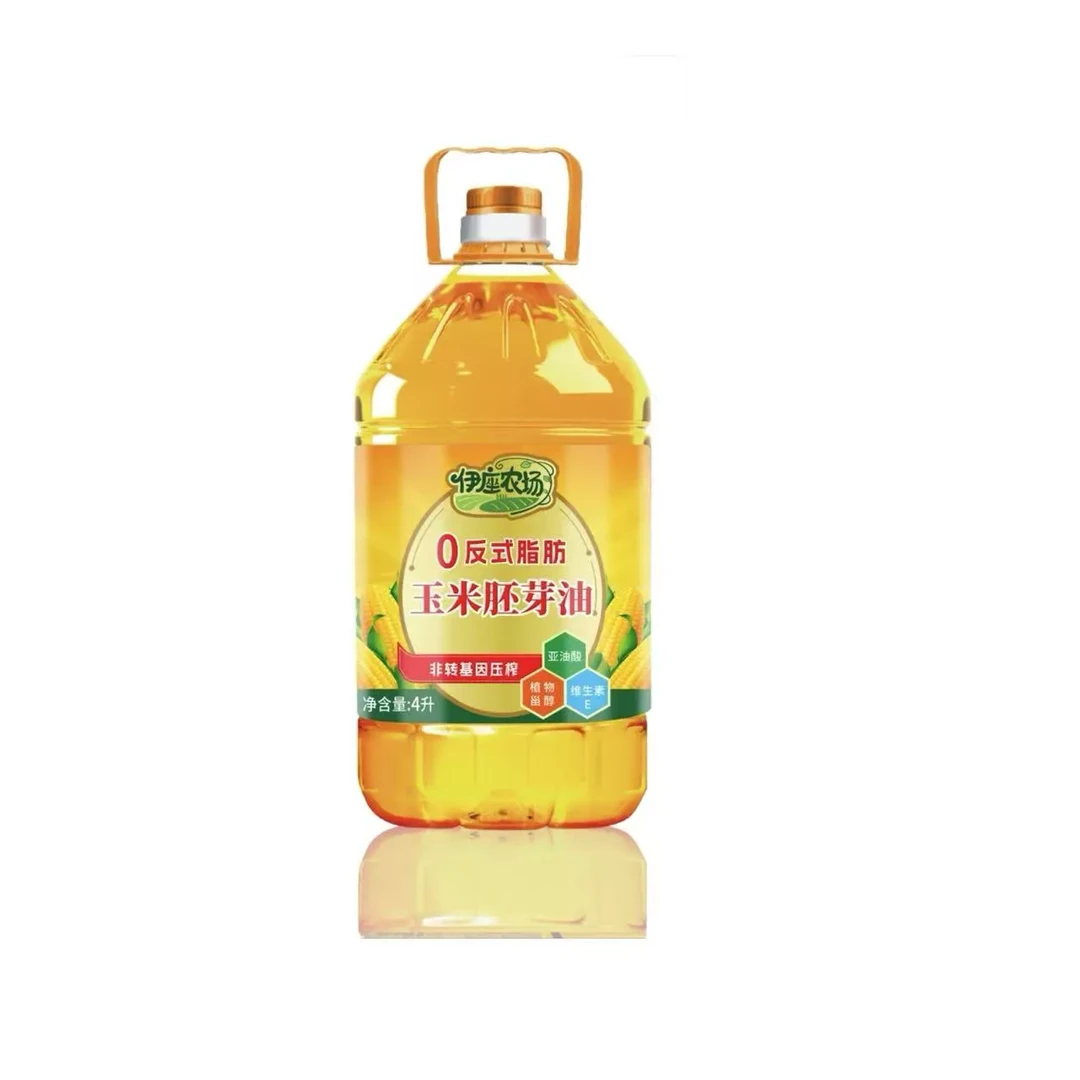 【谢广坤推荐】伊座农场0反式脂肪玉米胚芽油4L