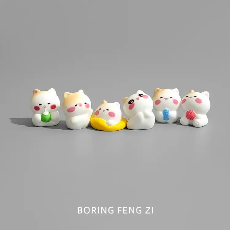 无聊了！摆一堆乐趣猫陪你上班情绪解压桌面小摆件工位装饰送礼物