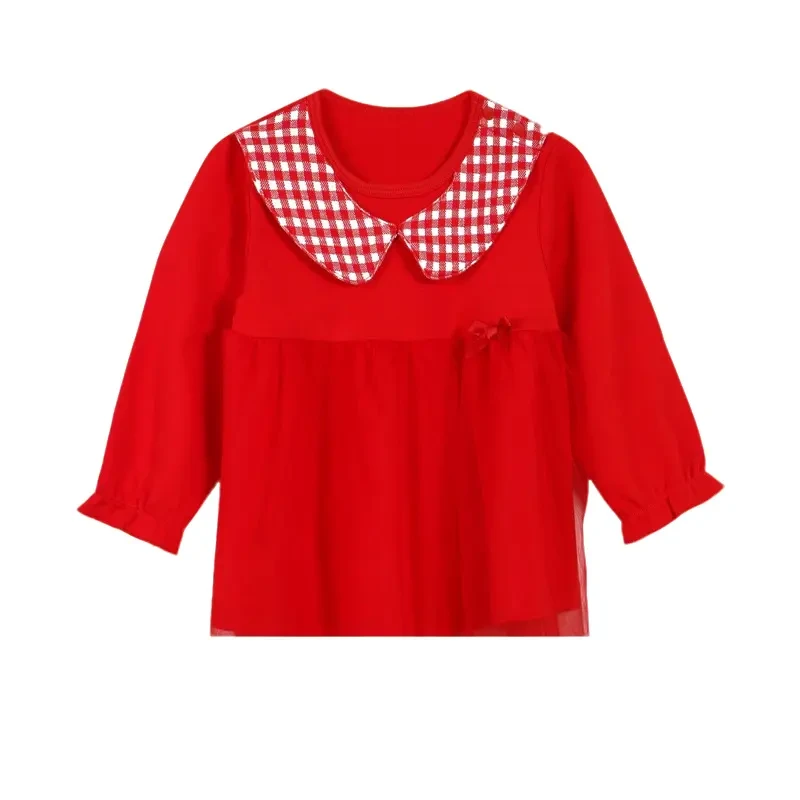 哈贝比宝宝裙子小童长袖女孩公主裙秋装新款连衣裙1-3岁衣服洋气