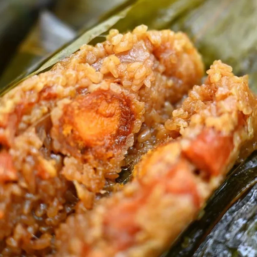 湖南溆浦特色枕头粽650克蛋黄鲜肉红豆腊肉