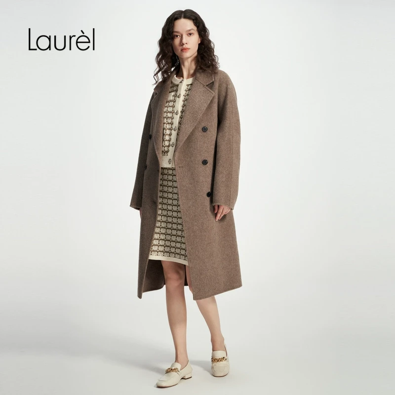【丽公主专享】Laurel劳芮新款气质长款大衣女LWD343D02300
