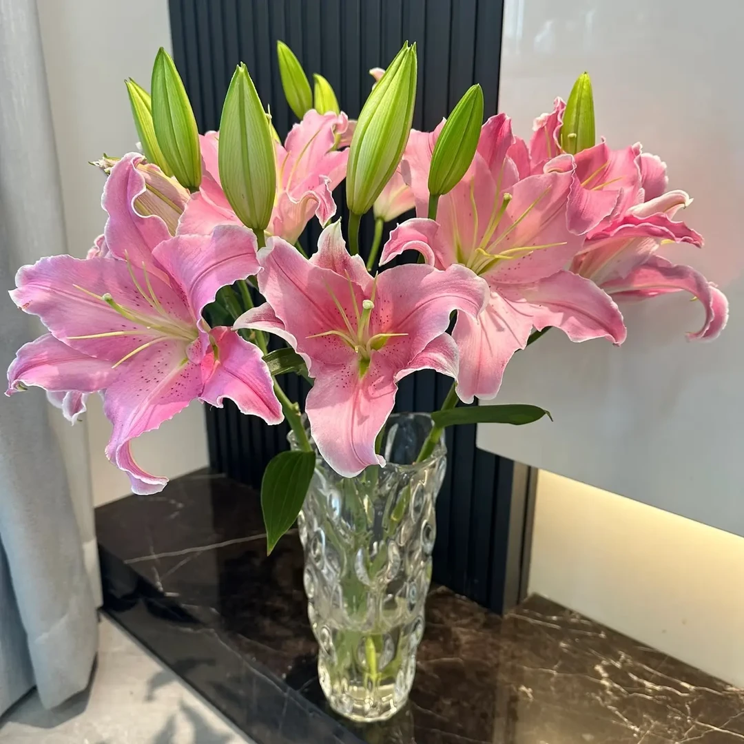 【百年好合】荷花香水百合（一单中通）