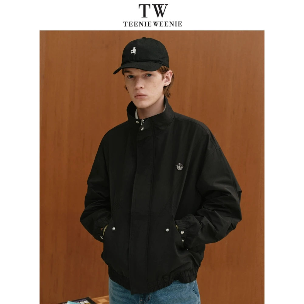 TeenieWeenie小熊2025春新款欧若动感风潮流立领外套TNJJ256423I