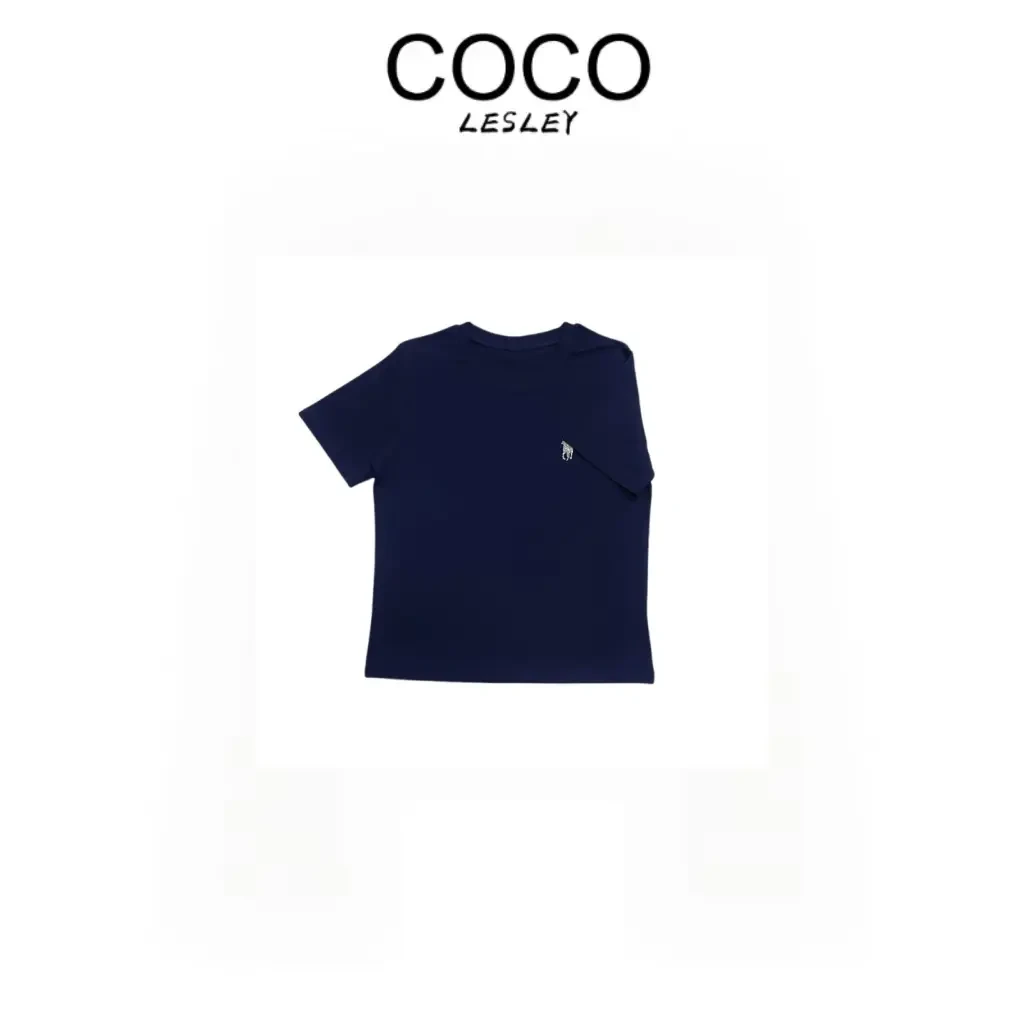 COCO LESLEY运动休闲春夏经典印花圆领潮服T恤22588
