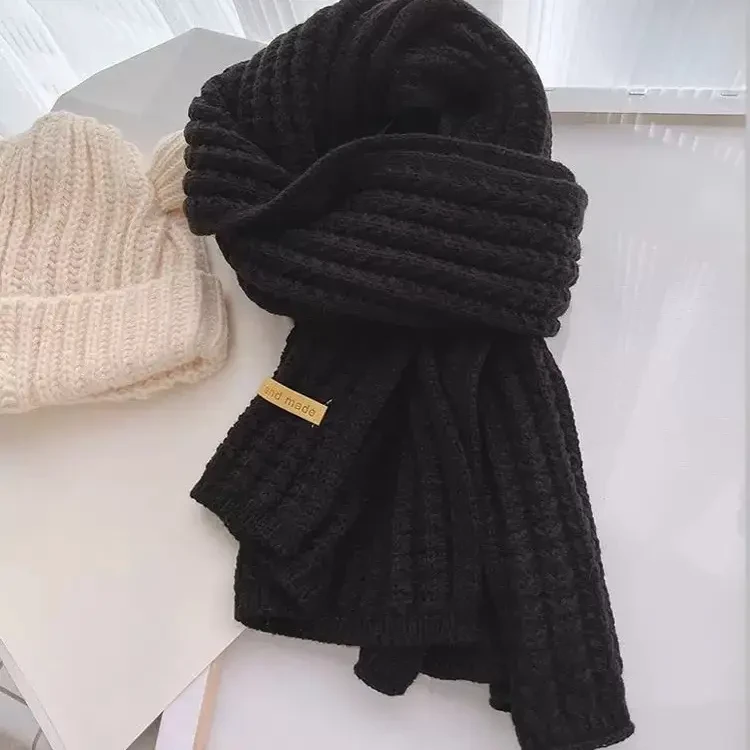 【4个赠品】条纹日系厚款保暖不起球波点围巾通用男女通用休闲风