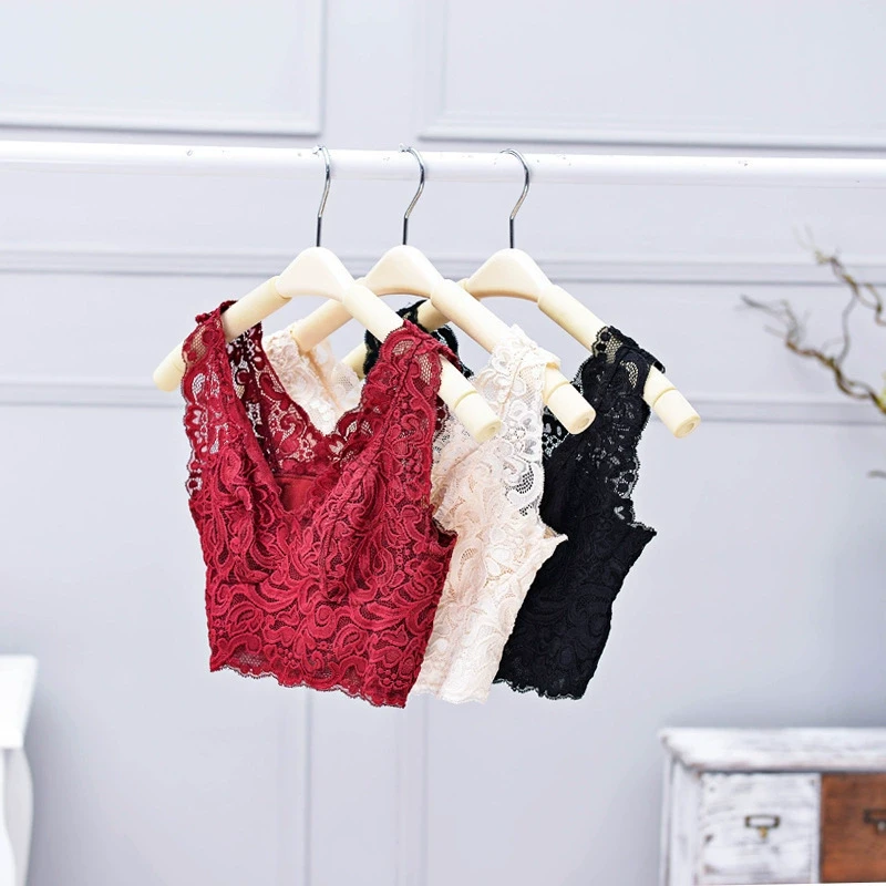 中国丝绸 百百桑蚕丝无钢圈蕾丝女士性感舒适透气亲肤美背 X003