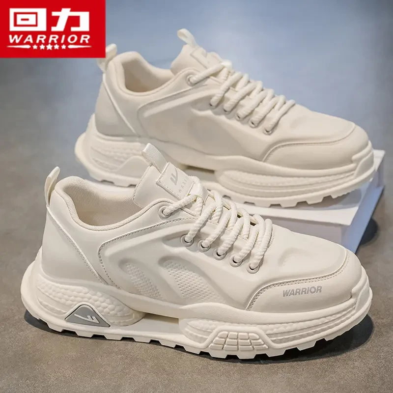 回力白鞋男秋季2025新款休闲鞋男士厚底增高级感轻奢百搭运动鞋