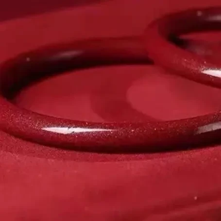 含辰砂工艺品含辰砂朱砂紫金砂心经叮当女款本命年情侣手环
