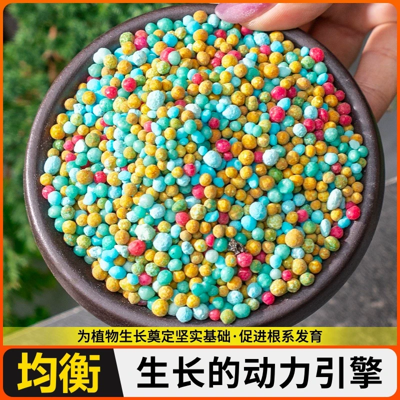 氮磷钾复合肥绿植花卉多肉缓释肥颗粒专用控释花肥料盆栽家用通用