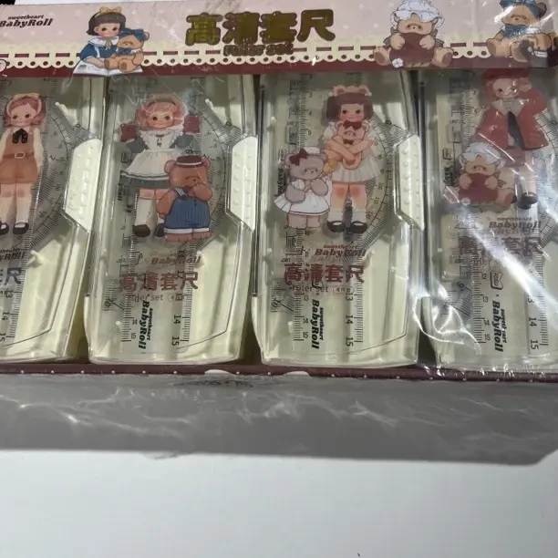 学生透明套尺三角尺直尺量角器多功能文具适合小学生使用到手12个