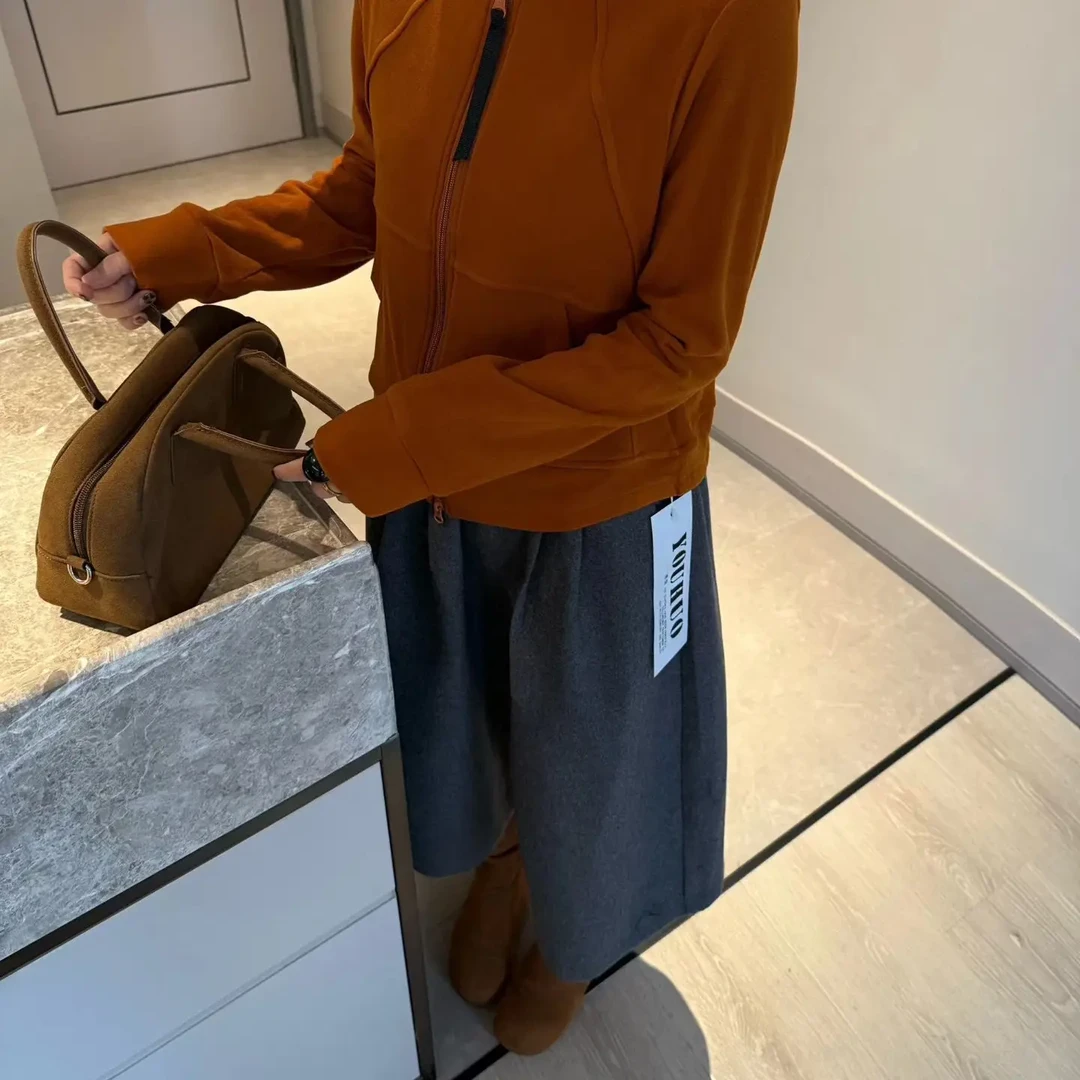 立领拉链厚款秋季纯色INS风卫衣秋冬开衫高领连帽