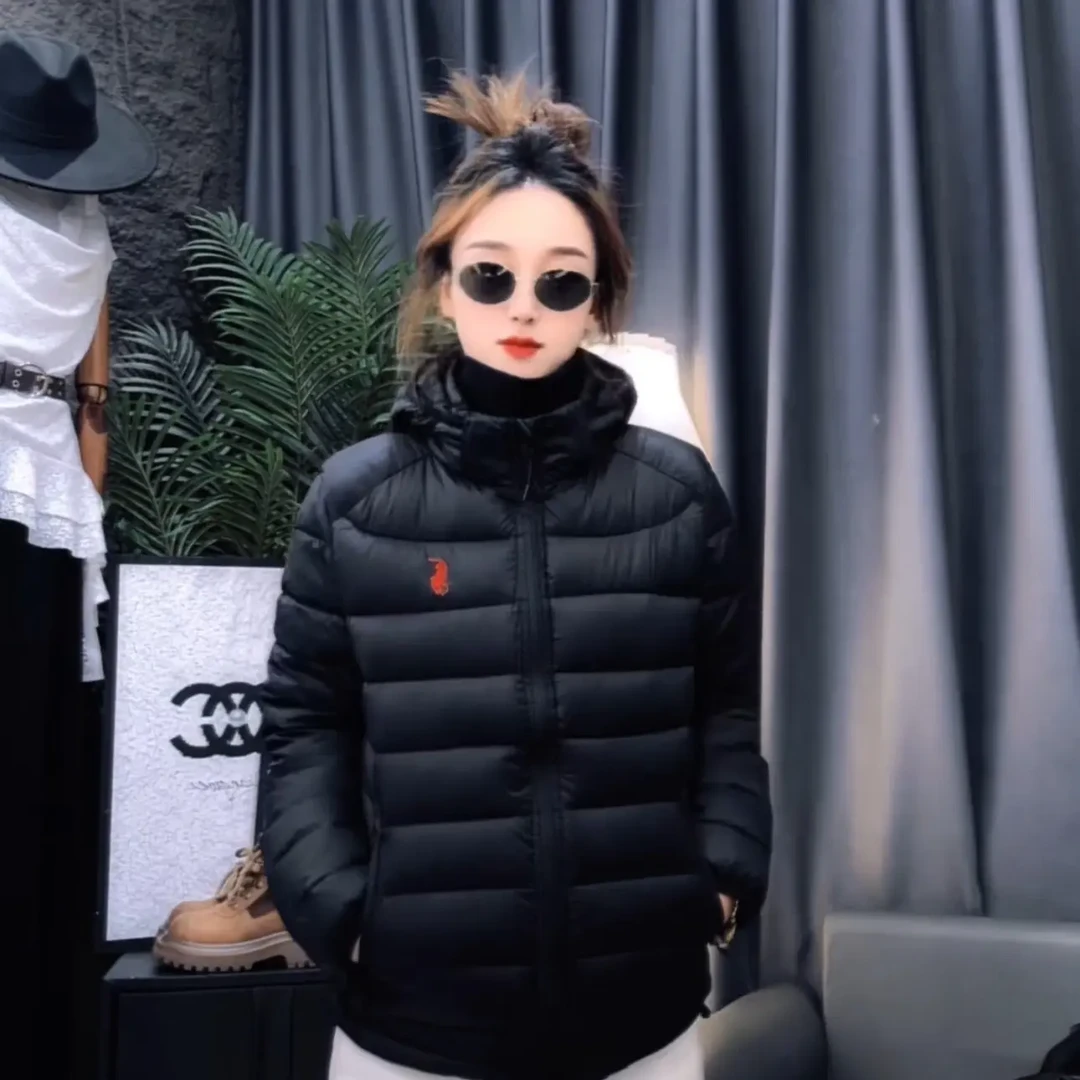 男女同款棉服 78 拉链保暖连帽常规款短款薄款休闲情侣长袖轻薄