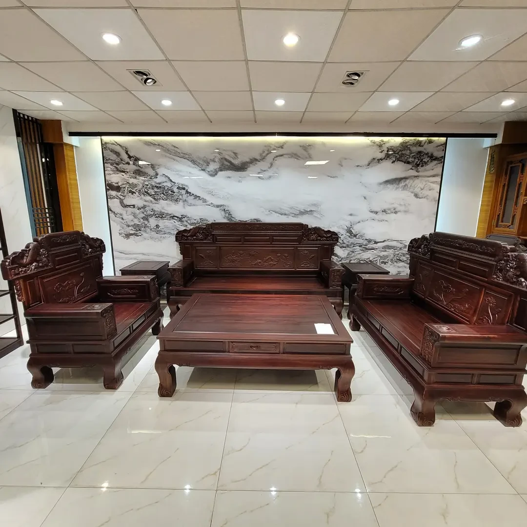 鱼跃龙门123六件套沙发