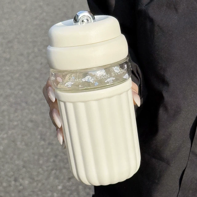 水杯玻璃杯高颜值夏天女生简约茶水分离泡茶杯2025新款耐高温杯子