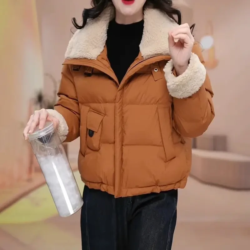 冬季新款保暖百搭时尚显瘦休闲减龄气质妈妈高端冬天防寒外套