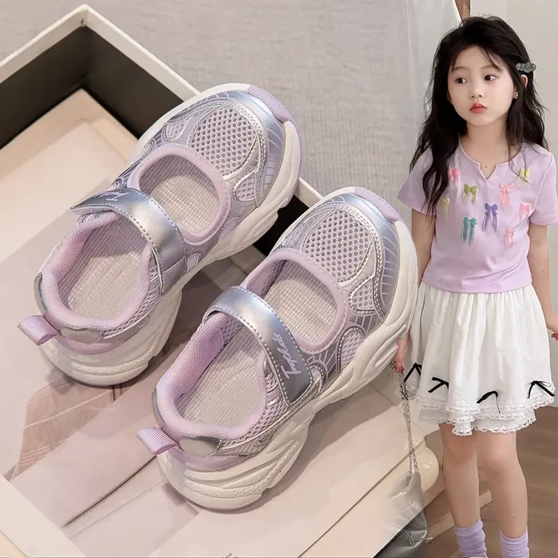 ABC女童包凉鞋夏款2025新款儿童鞋子玛丽珍运动鞋女孩沙滩鞋男鞋