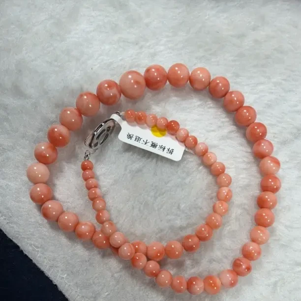 博古红珊瑚  陌陌项链塔裢