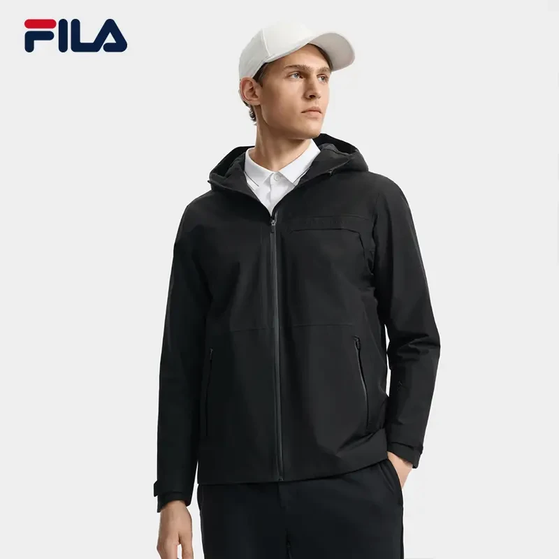 Fila/斐乐男款【连帽运动风外套】百搭男装潮流抗寒外套F11M532703F