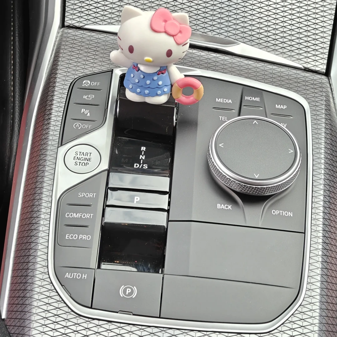 宝马三系换挡杆保护套凯蒂猫泳圈款