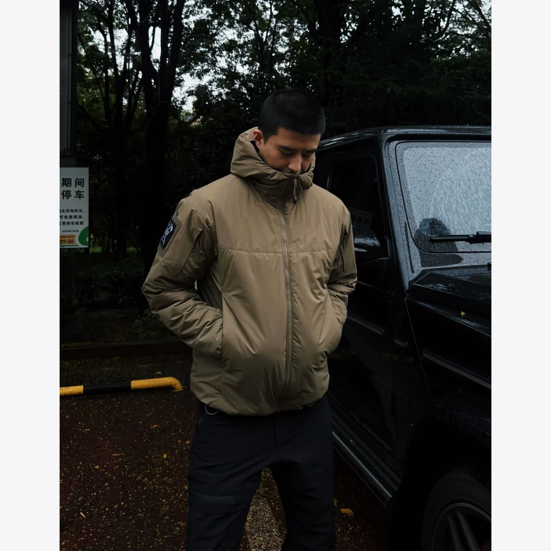 LIGGICC户外防寒GEN2.2军版棉服防风防水冬季设计感运动连帽棉服