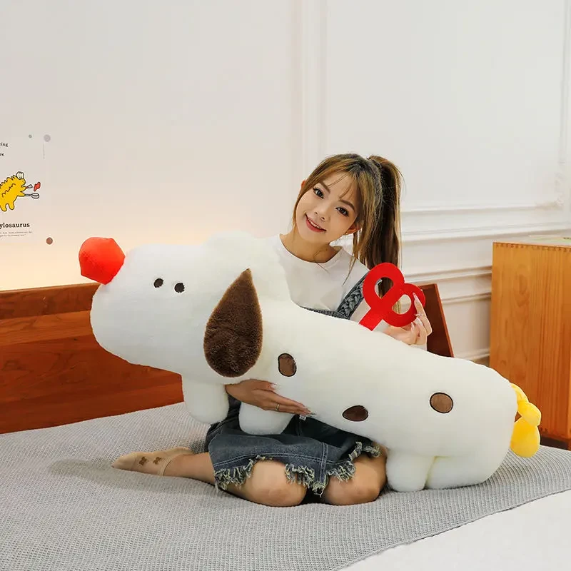 发条狗狗毛绒玩具公仔床上女生睡觉夹腿抱枕儿童礼物送闺蜜玩偶
