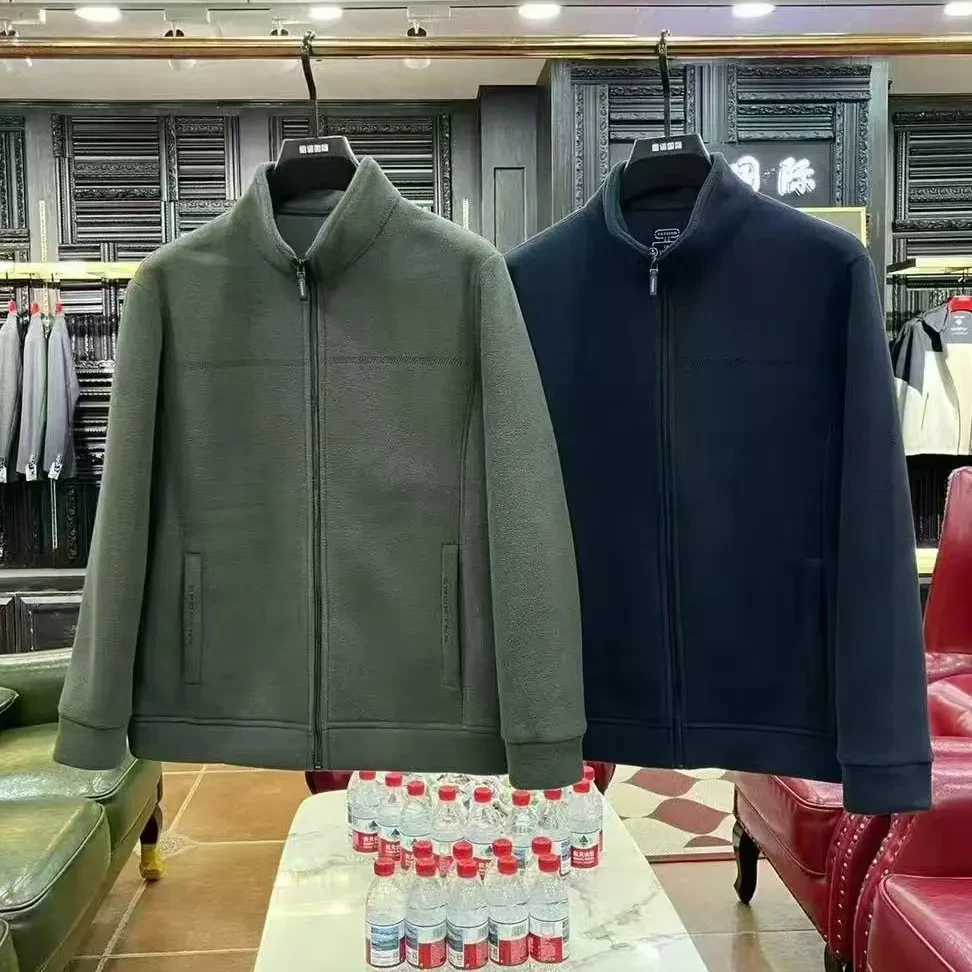 厚款中老年上装常规款常规宽松型休闲双面秋季