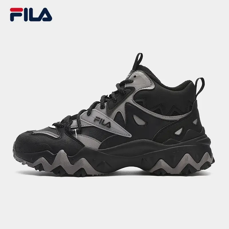 FILA斐乐欧客漫2复古运动鞋2023冬新款休闲加绒老爹鞋F12M342127F