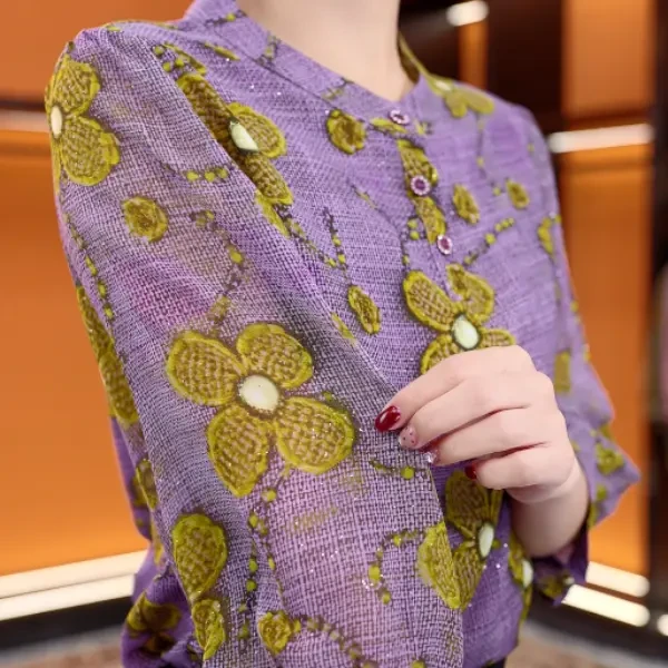 FZ517梵幻雅灵2025新款小衫洋气衣服基础款衬衫短袖上衣打底薄夏