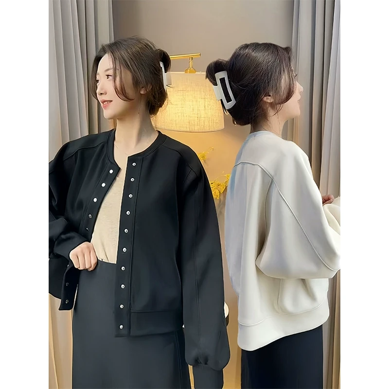 休闲棒球服外套女爆款2025春秋新款外出上档次百搭上衣洋气小个子